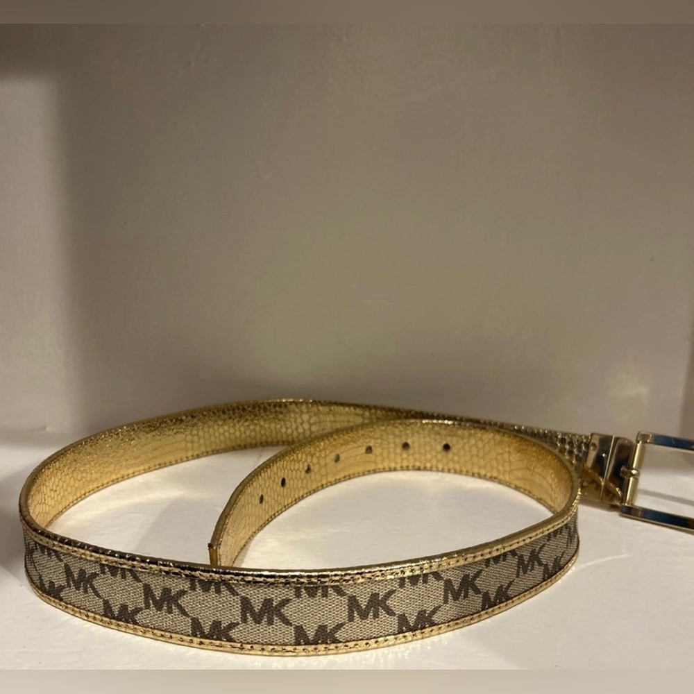 Michael Kors Reversible Monogram Belt